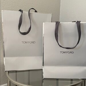 Tom Ford Silver and Gray Bag 2